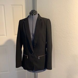 WHBM Black Blazer Size 4